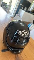 Casque moto jet ROOF noir utilisé en état correct