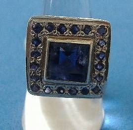 Anelli: Silberring mit Amethyst – Nuovo e nell'imballaggio originale da Suhr venduto da Maxmusic2308
