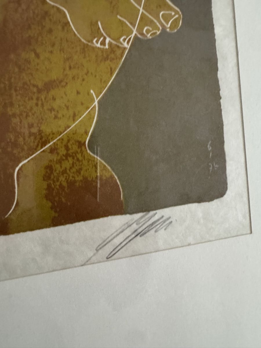 Grafiken & Lithographien: Lithografie signiert Hans Erni – Gebraucht aus Zürich von LuxuryJewellery 5