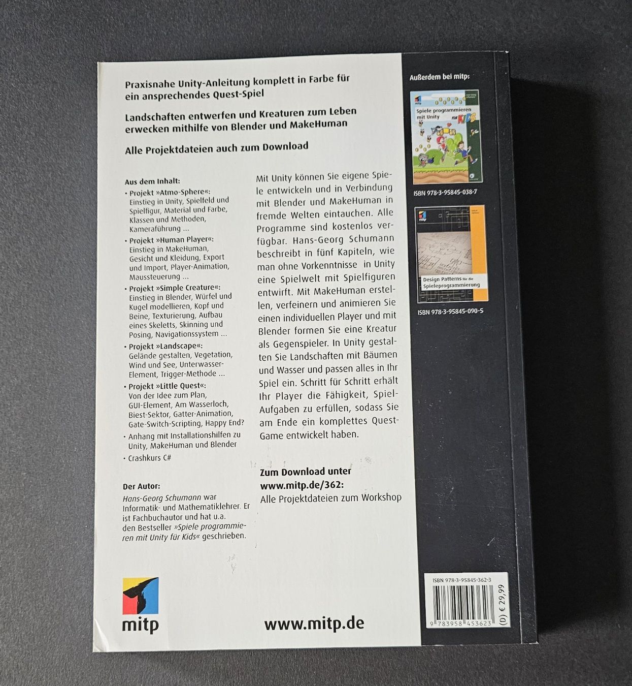 Libri: Unity-Workshop - Spiele-Welten mit Unity - mitp Verlag – Usato da Lenzburg venduto da Pa_hcs 3