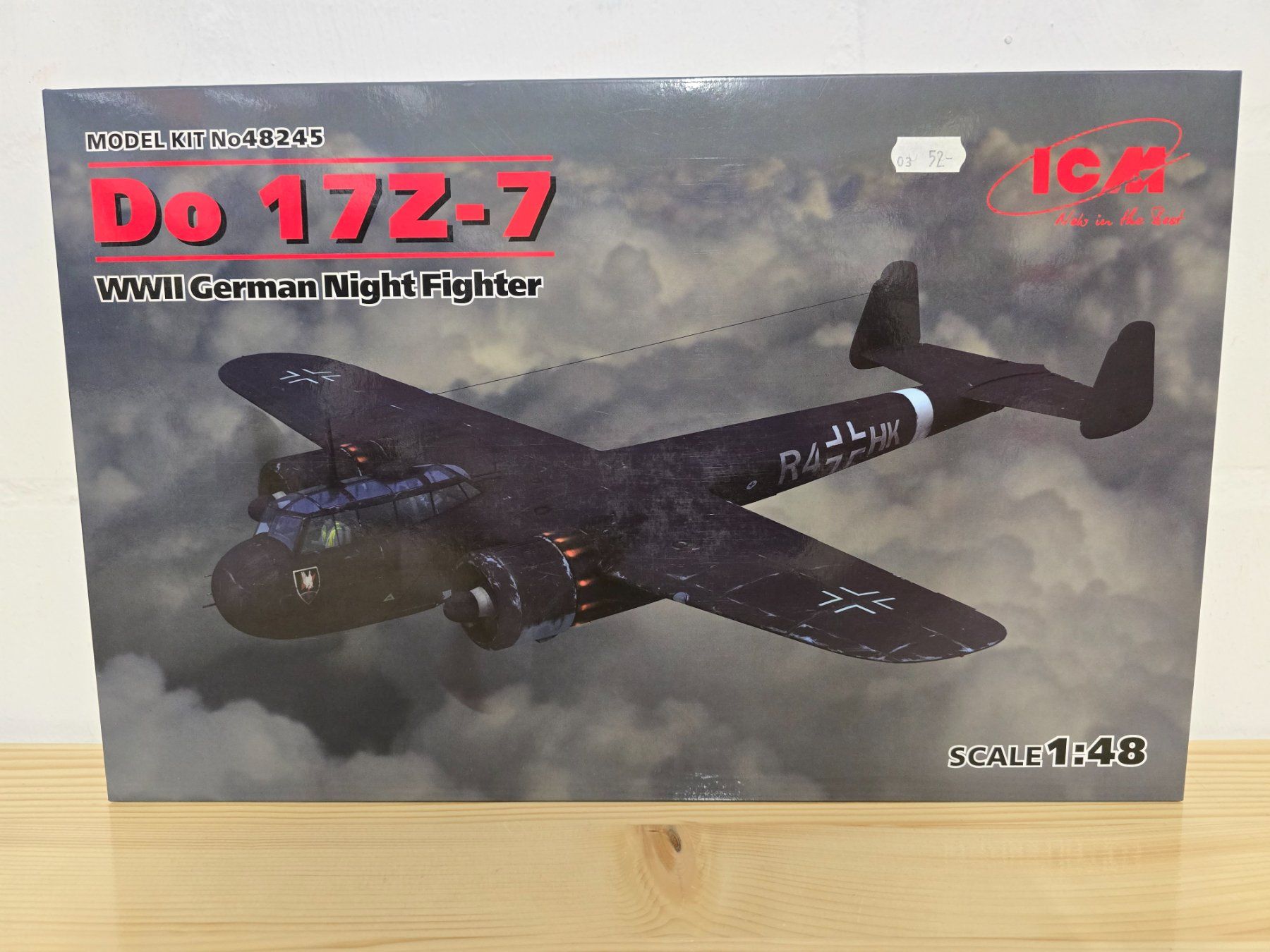 Kit di modellismo & Modellini statici: Bausatz, DO-17 Z-7, 1:48, ICM – Nuovo e nell'imballaggio originale da Bachenbülach venduto da Obi-meow-kenobi