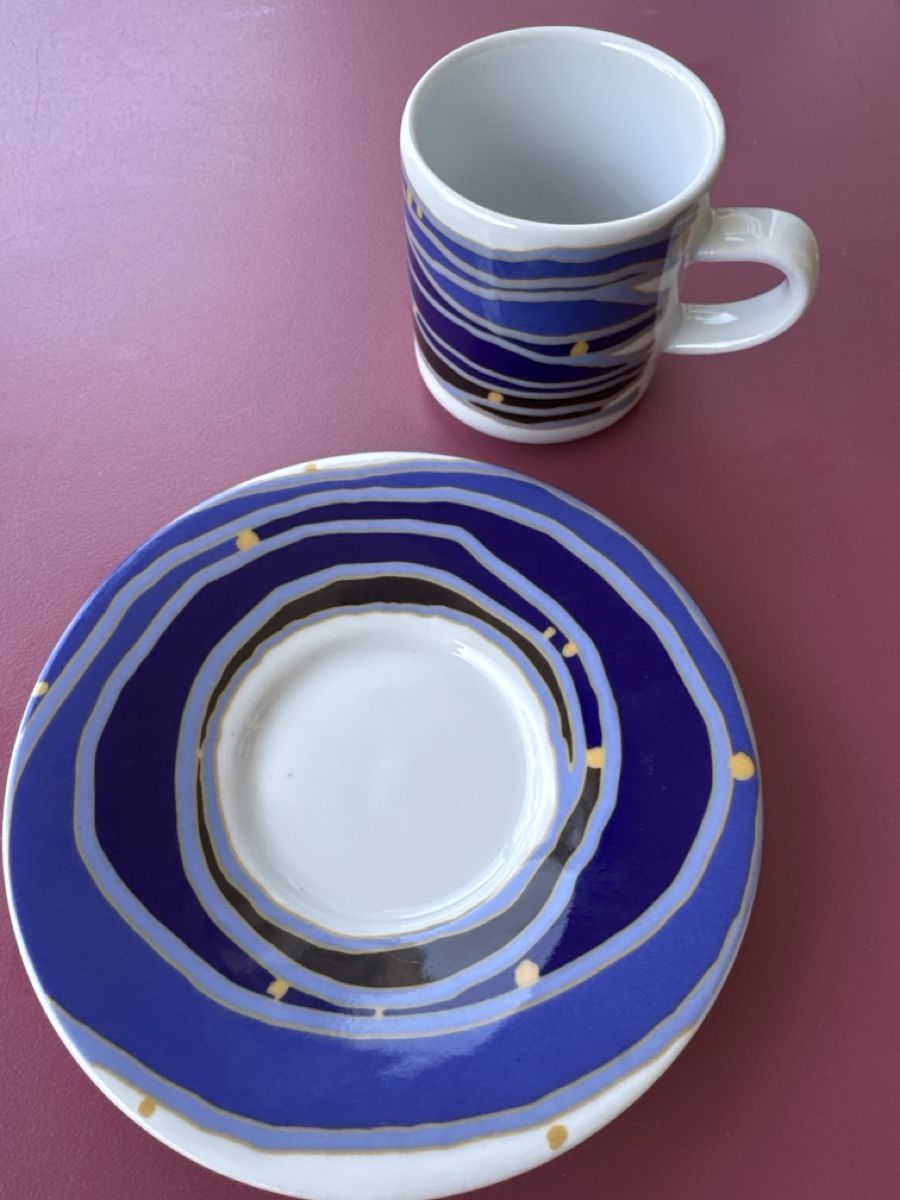 Pfister Tazze: Espressotasse mit Unterteller Tognana Design – Nuovo (secondo la descrizione) da Unterentfelden venduto da Loonah 1
