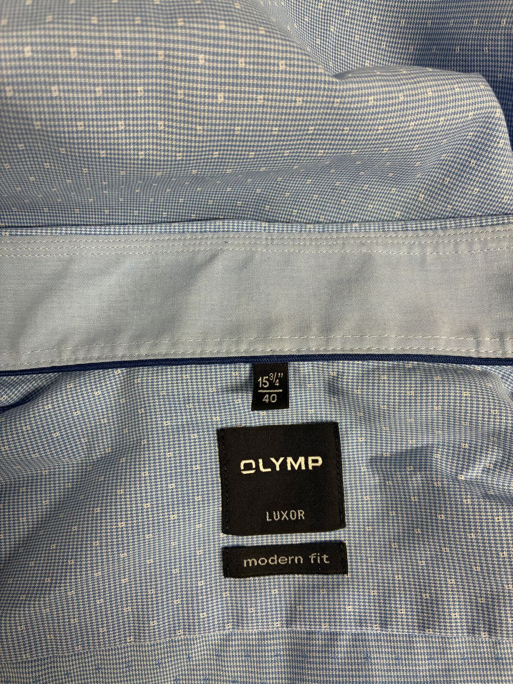 Camicie: Olymp modern fit Grösse 40 Hellblau – Usato da Zürich venduto da van_5xbk 2