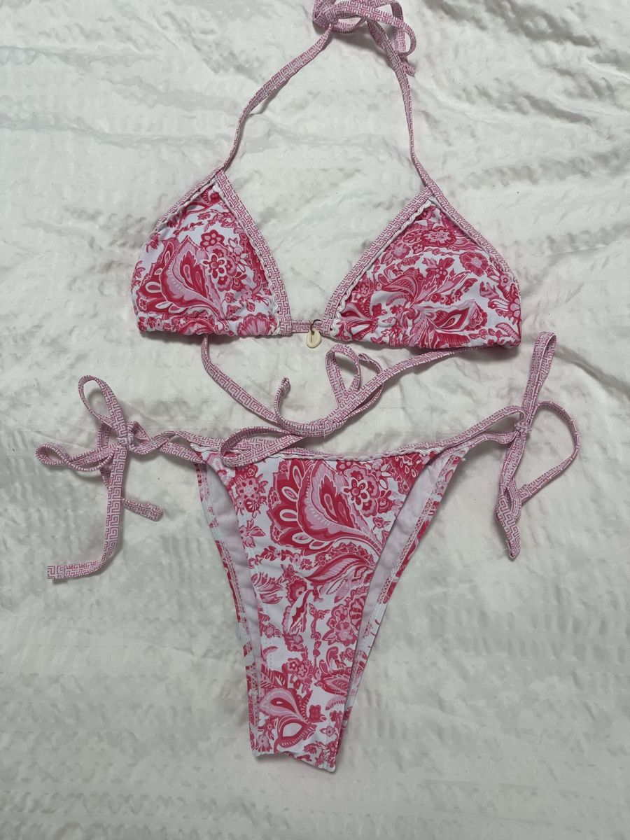 Costumi da bagno & Bikini: Bikini mit Blumenmuster, Gr. 36🌸 – Usato da Möhlin venduto da eny_lsk7
