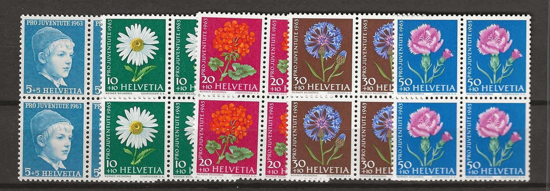 Alle Briefmarken: PJ163 - Pro Juventute 1963 B4 ** – Gebraucht aus Trélex von Phil_Albert