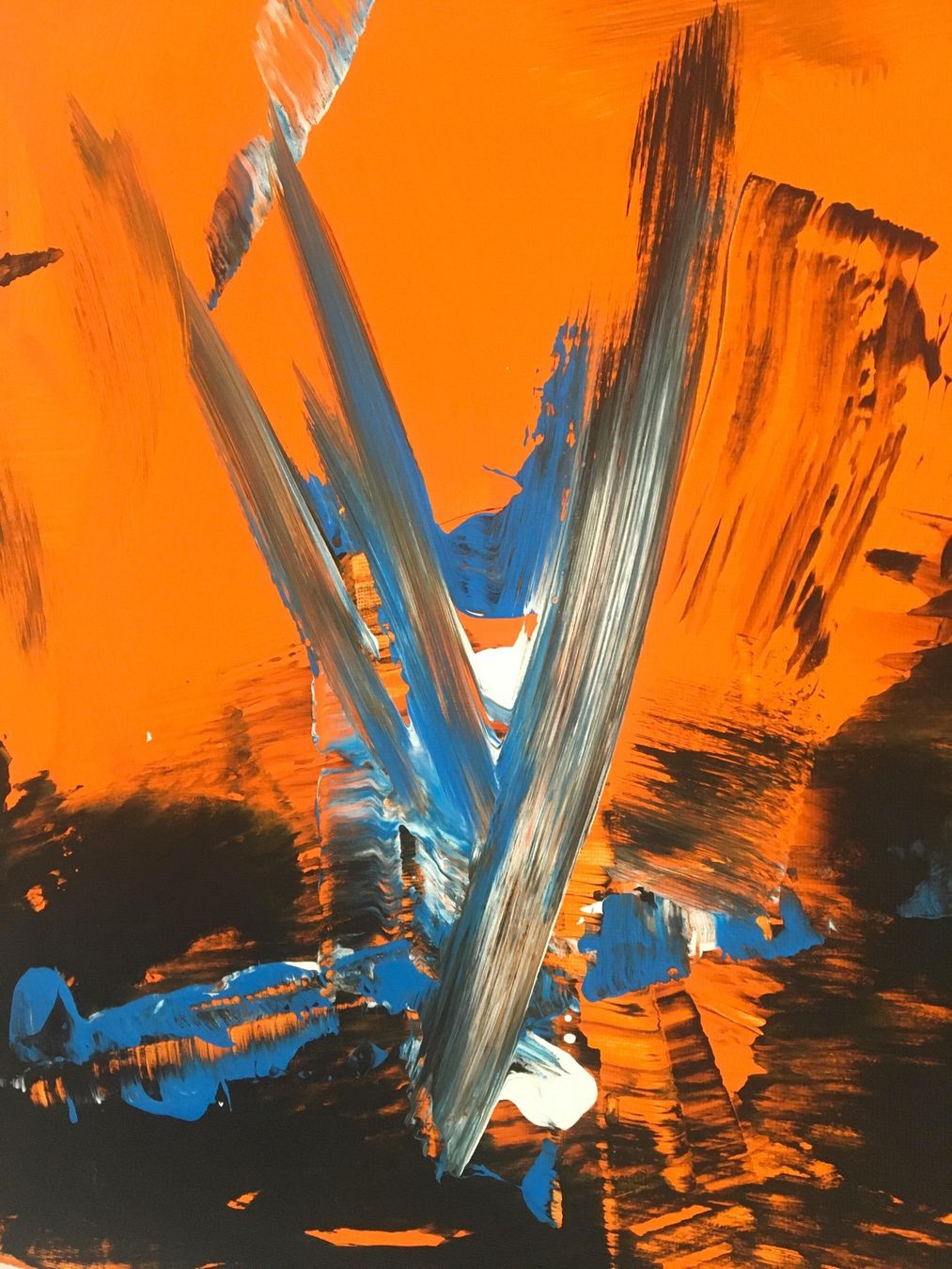 Gemälde: Abstract Gemälde - `The Mighty` - Signiert. – Gebraucht aus Zürich von tanteluzie 5