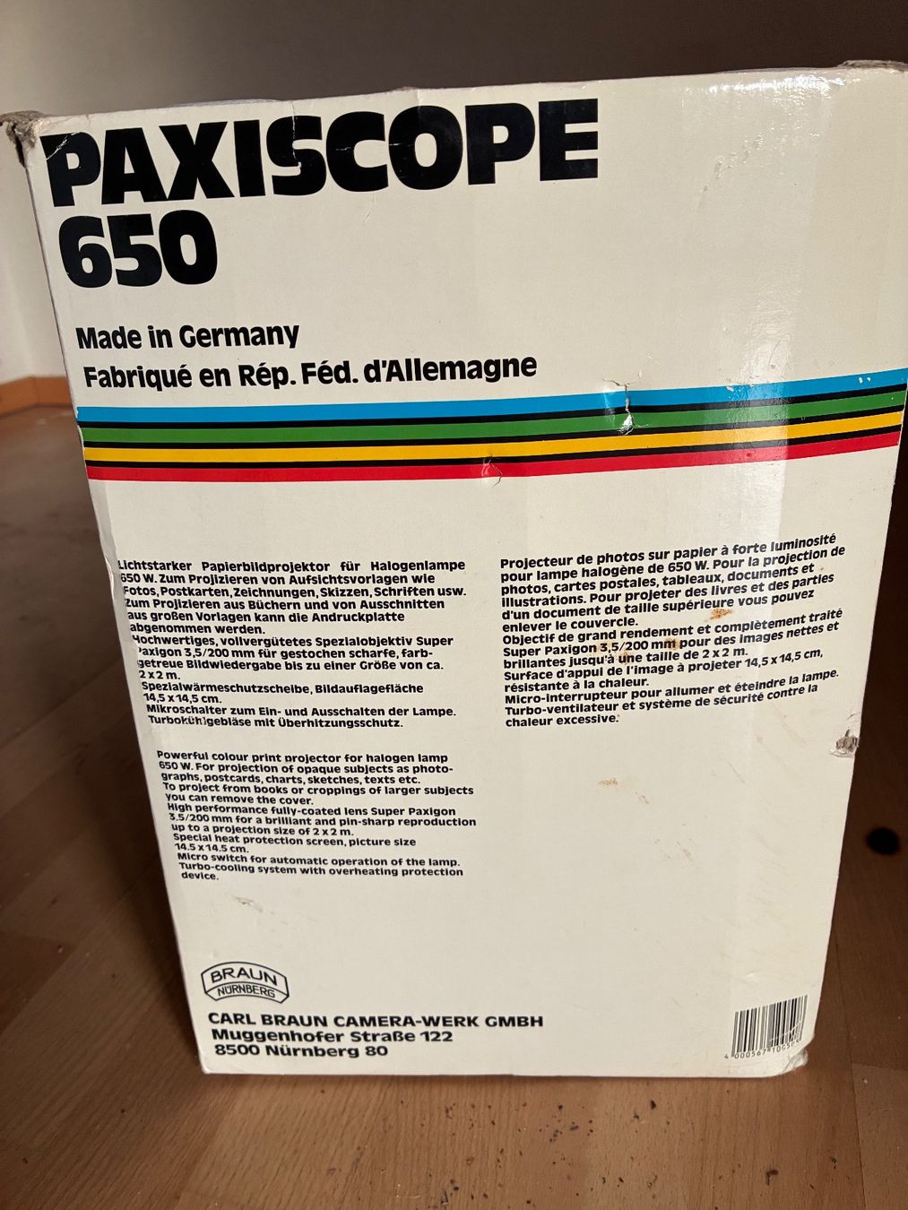 Braun Videoprojektoren: Paxiscope 650 – Gebraucht aus Savièse von Bebeto.06 1