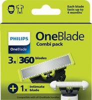 OneBlade Rasierklingen 3x Blades und 1x Intimate Blade