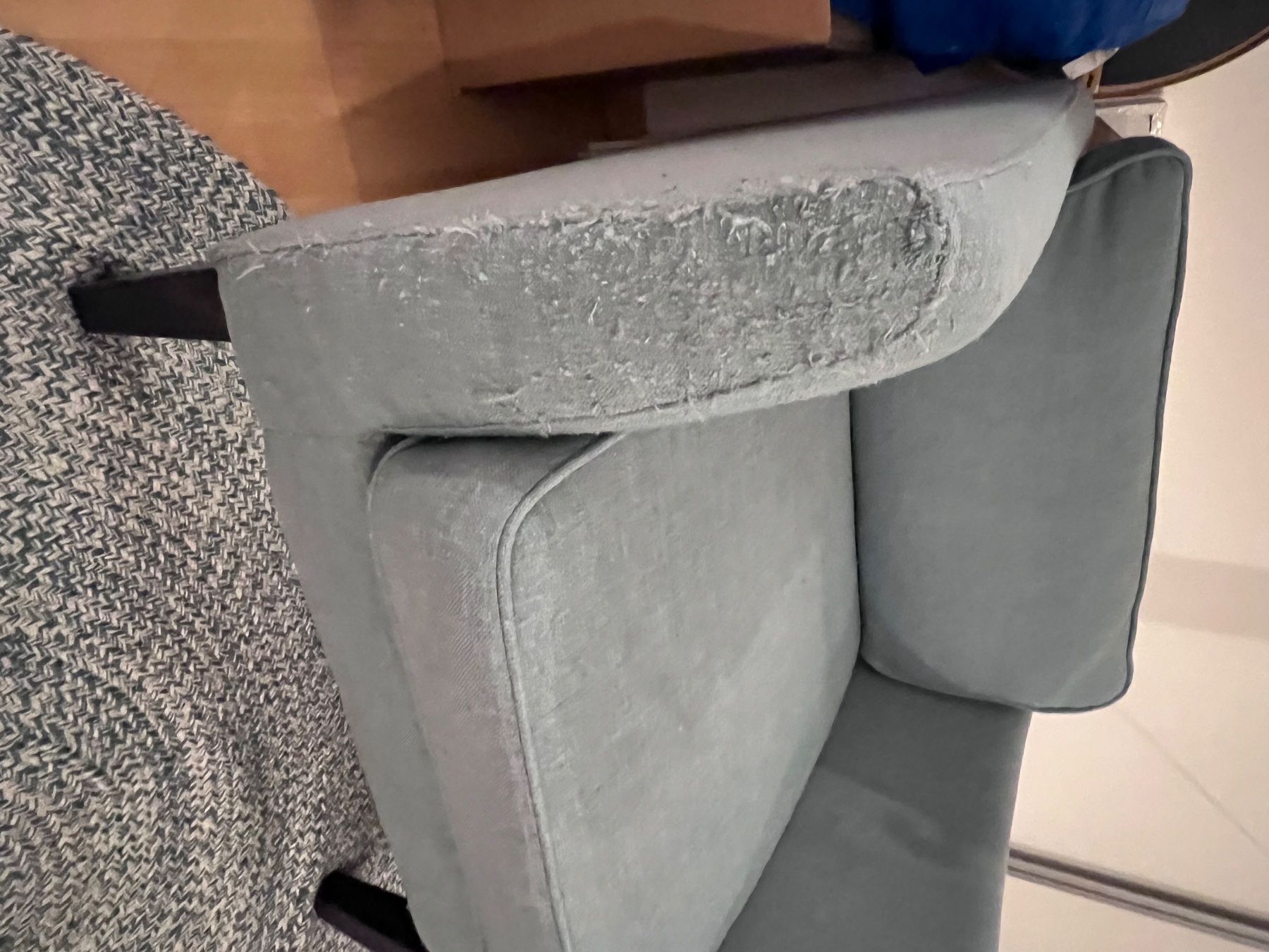 Ikea Sessel: Sessel hellblau guter Zustand mit Gebrauchsspuren – Gebraucht aus Gossau Sg von olles 2