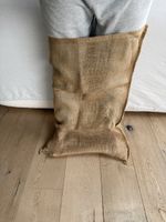 Sacs de jute pour courses de Noël! Lot de 5