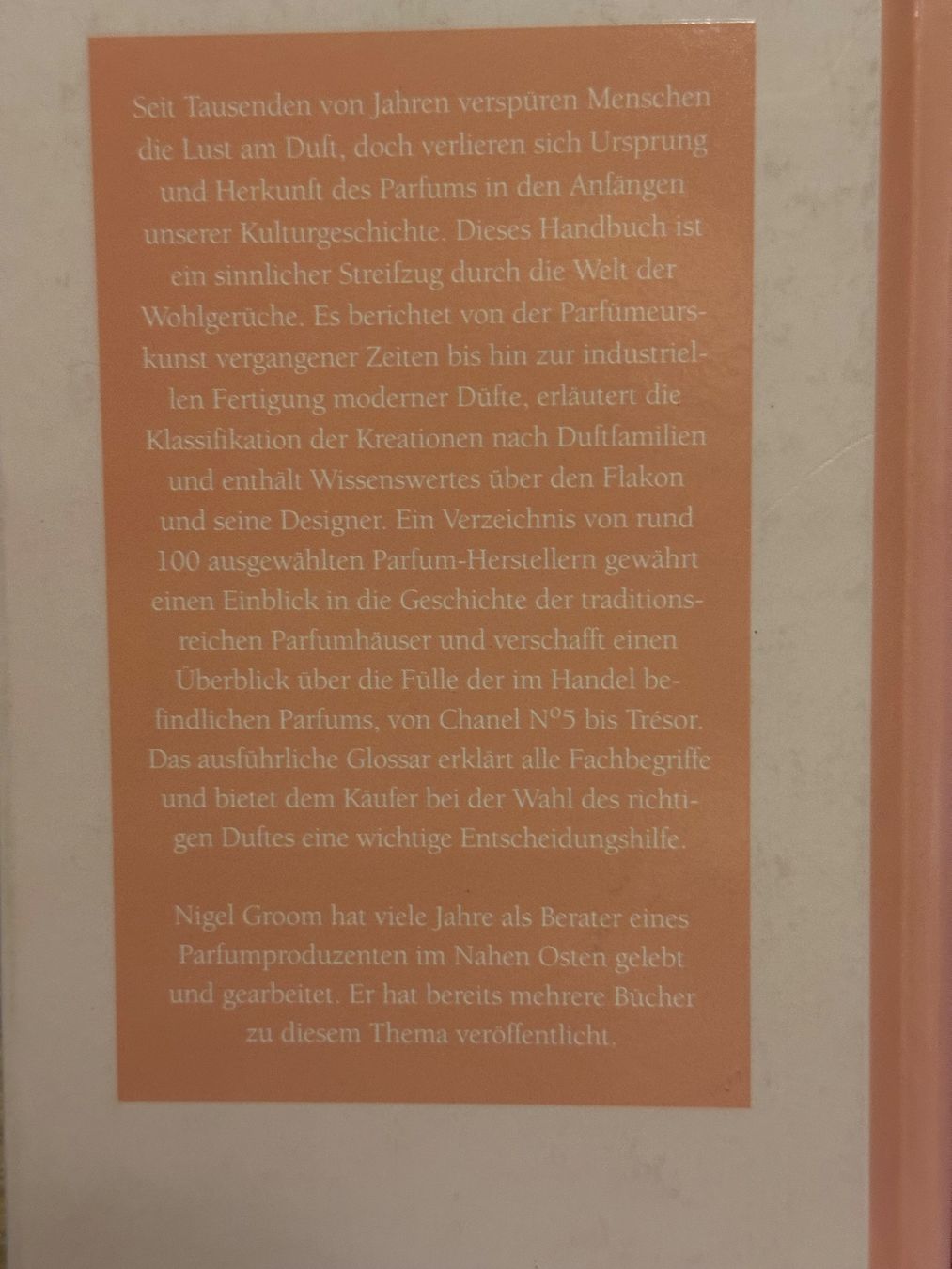 Livres: Buch Parfum von Nigel Groom – Neuf (Voir description) à Aarburg par flacon05 3