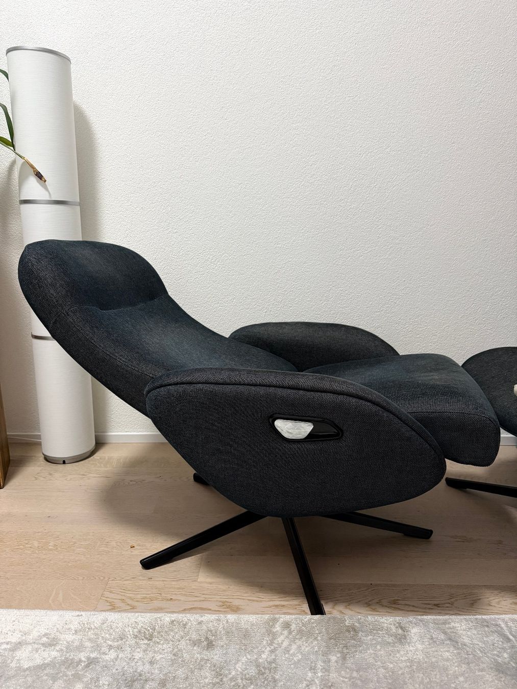 Poltrone: Relaxsessel mit Hocker Stoff dunkelgrau gebraucht – Usato da Brittnau venduto da sil_nwq2 2