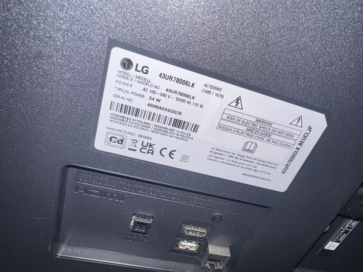 LG Fernseher: Téléviseur LG 43 pouces LED 4K – Neu (gemäss Beschreibung) aus Genève von DDLDM 3