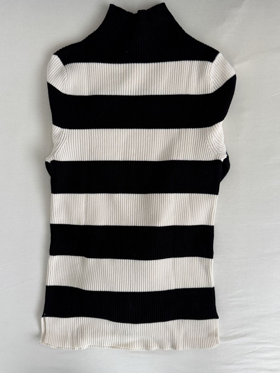 Pull&Bear Pullover & Sweatshirts: Pull&Bear Strickpullover, Rollkragen, schwarz-weiss, S – Neu (gemäss Beschreibung) aus Oberbipp von jan_68pd 2