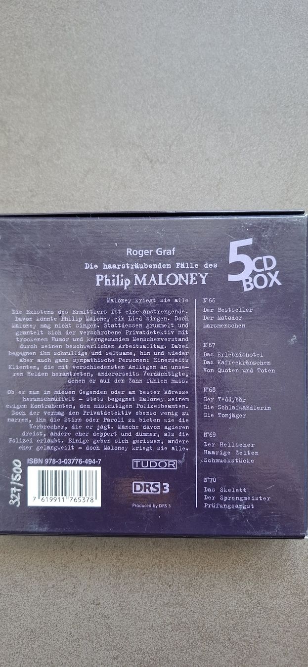 Hörbücher: Roger Graf Philip Maloney 5 CD Box – Gebraucht aus Mellingen von lathei 1