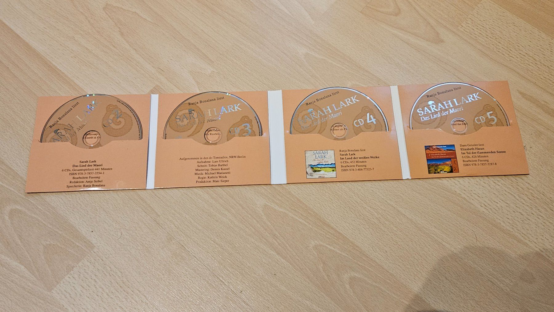 Audiolibri: Sarah Lark - Das Lied der Maori - 6 CD – Usato da Jona venduto da ASMARADO 2
