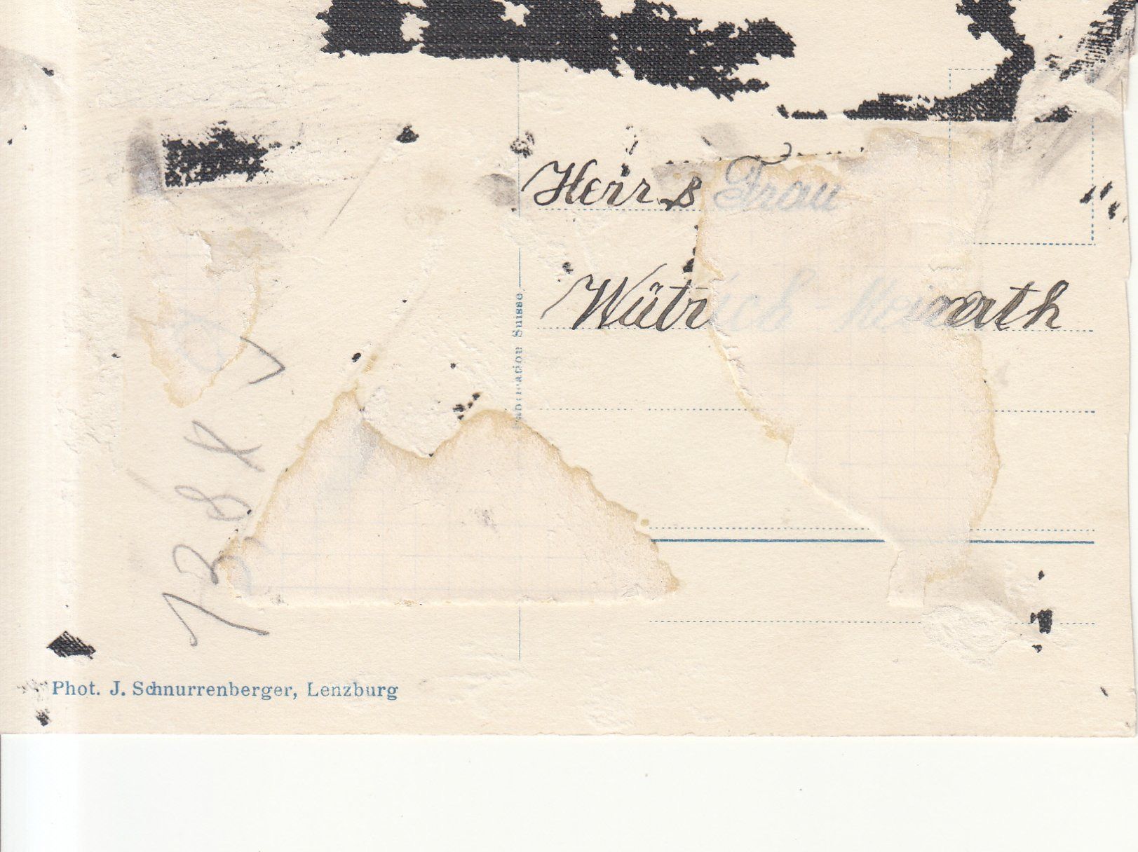 Cartoline postali: Lenzburg ca. 1930 – Usato da Bürglen TG venduto da StampGraf 1