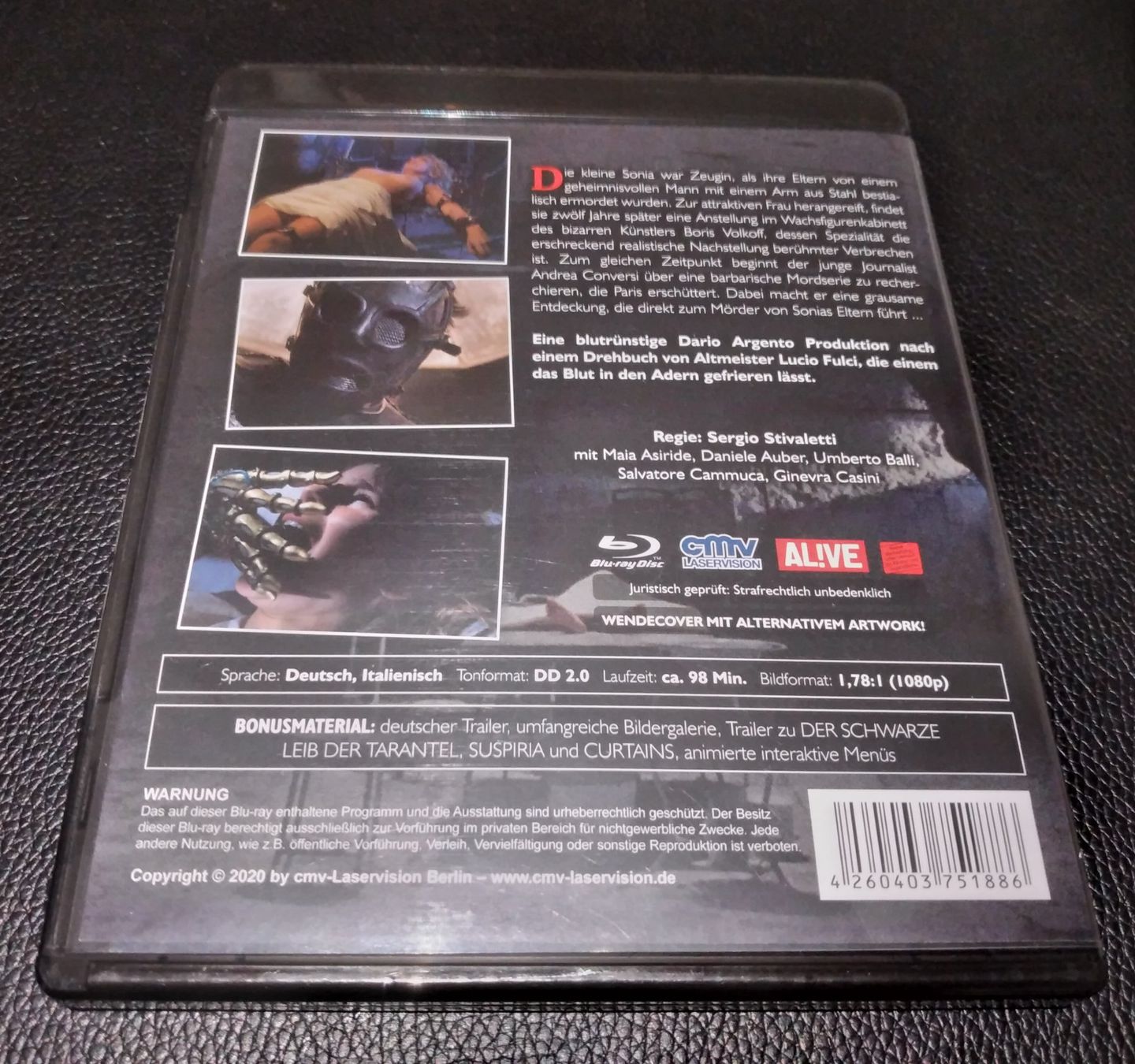 Tutti i DVDs: Wax Mask uncut – Usato da Dietwil venduto da Vrilodin 1