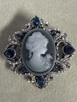 Brosche, Kamee, schöner Modeschmuck