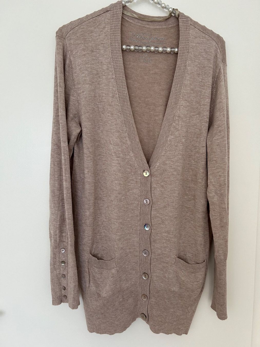 Giacche: Atmosphere Strickjacke Gr.40 Beige – Usato da Horn venduto da Resvi