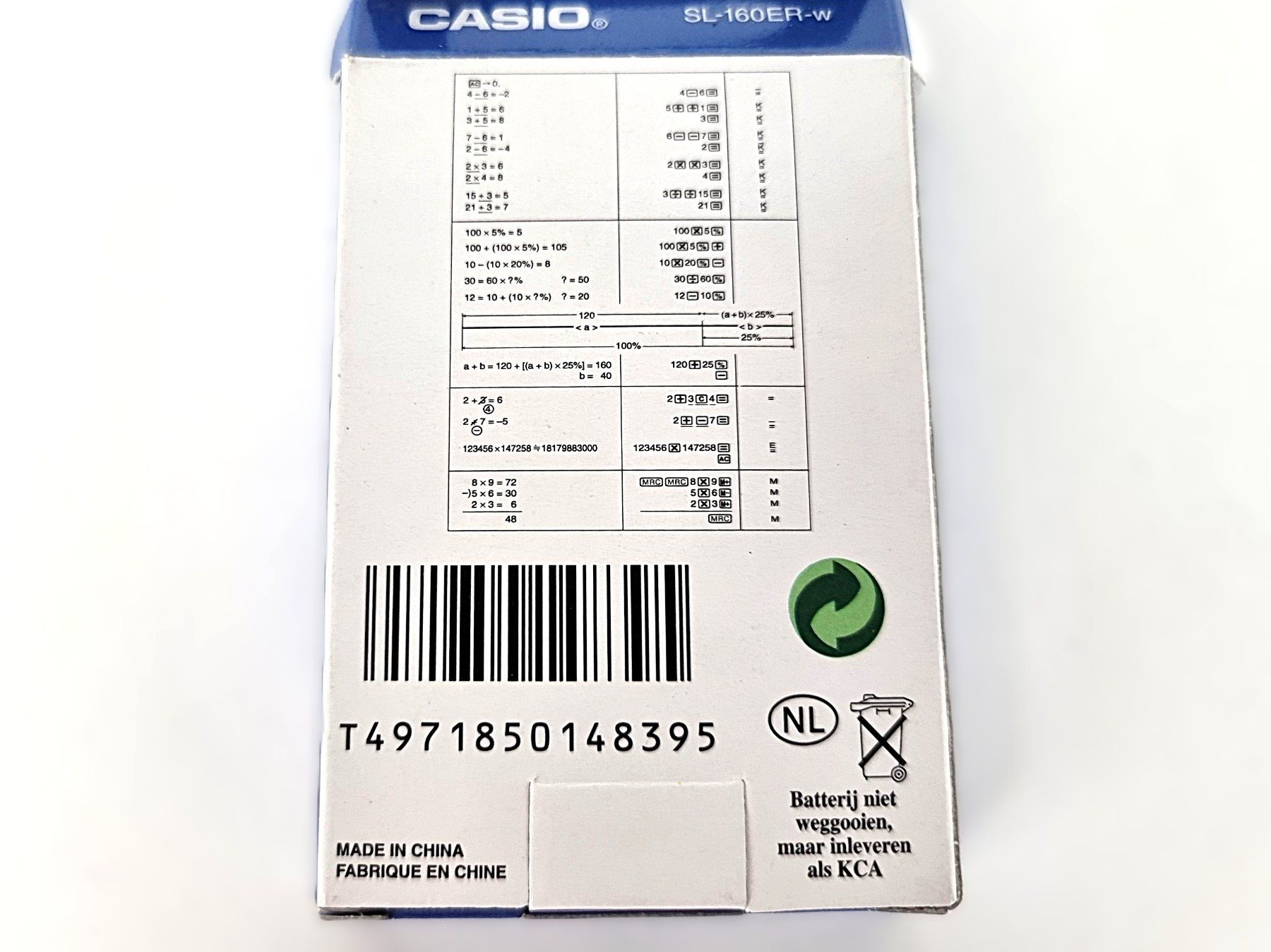 Casio Calcolatrici tascabili: Elektronischer Kalkulator Euro – Nuovo (secondo la descrizione) da Urtenen-Schönbühl venduto da Restwert_Schoenbuehl 3