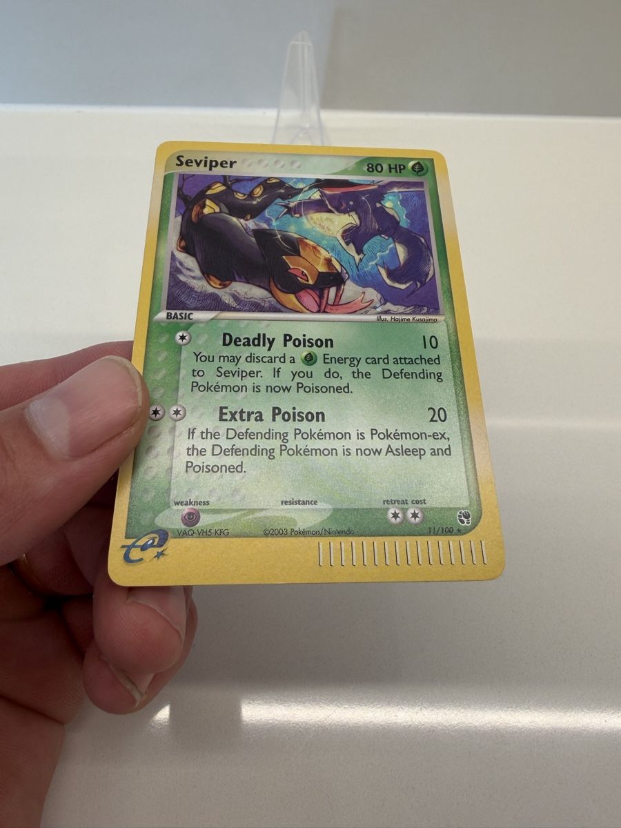 Pokémon Sammelbilder & Trading cards: Seviper Holo Rare EX Sandstorm 2003 – Gebraucht aus Arlesheim von WungaBunga 5