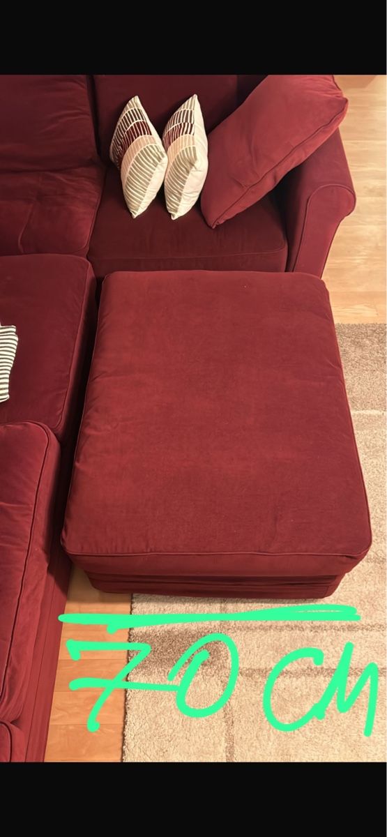 Ikea Divani: IKEA couch , very good conditions , burgundy – Usato da Zug venduto da mic_8hzn 6