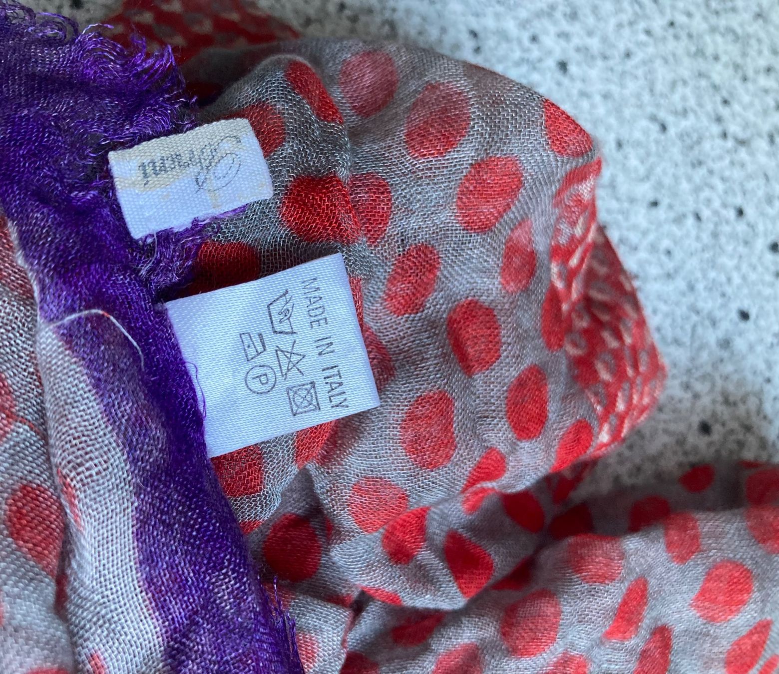 Faliero Sarti Foulard & Sciarpe: Barsa Bruni Kaschmir - Modal Schal – Usato da Unterägeri venduto da Jutka_04 3
