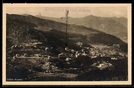 AK Arosa, Panorama mit Excelsior Hotel