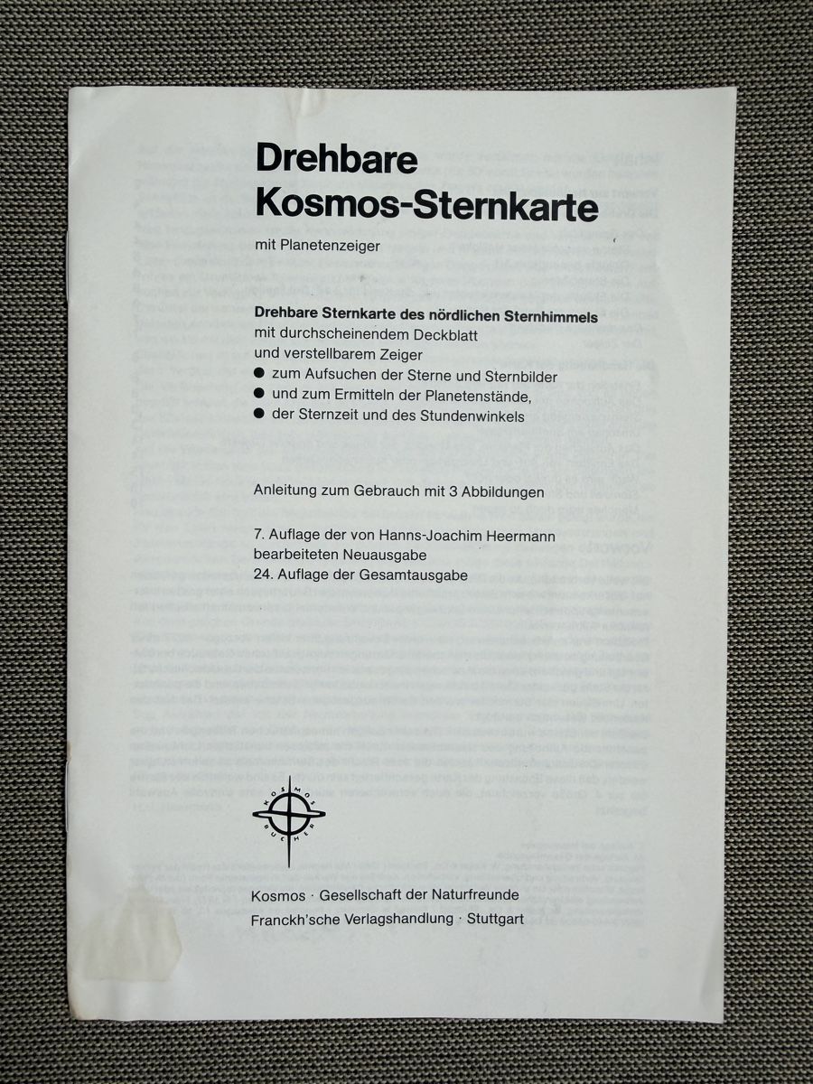 Sonstige Dekorationen & Accessoires: Drehbare Kosmos-Sternkarte, 1986 – Neu (gemäss Beschreibung) aus Bubikon von Heidi70 2