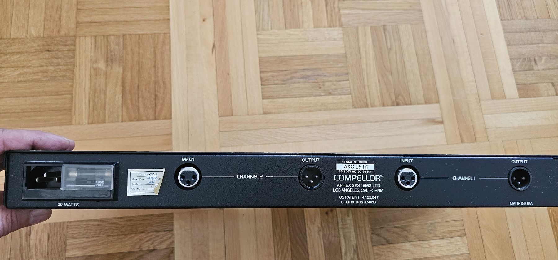 Equalizer: Aphex Compeller Compressor/Leveler/Limiter – Gebraucht aus Geneve von T36 1