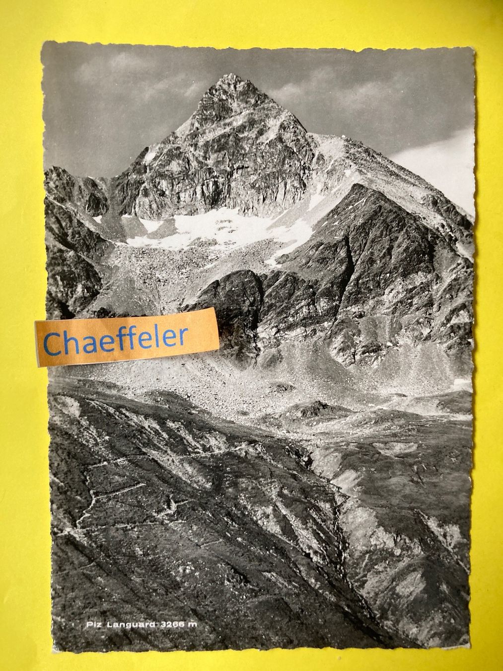 Cartes postales: Piz Languard – D'occasion à Zürich par Chaeffeler
