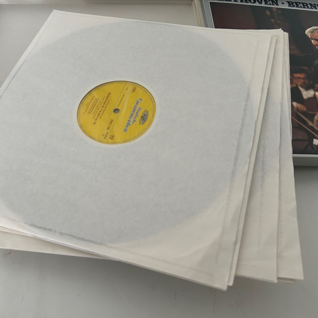 Dischi in vinile: Beethoven - Bernstein, 9 Symphonien / 8  LPs Doppelseitig – Usato da Rheineck venduto da emma.gut 8