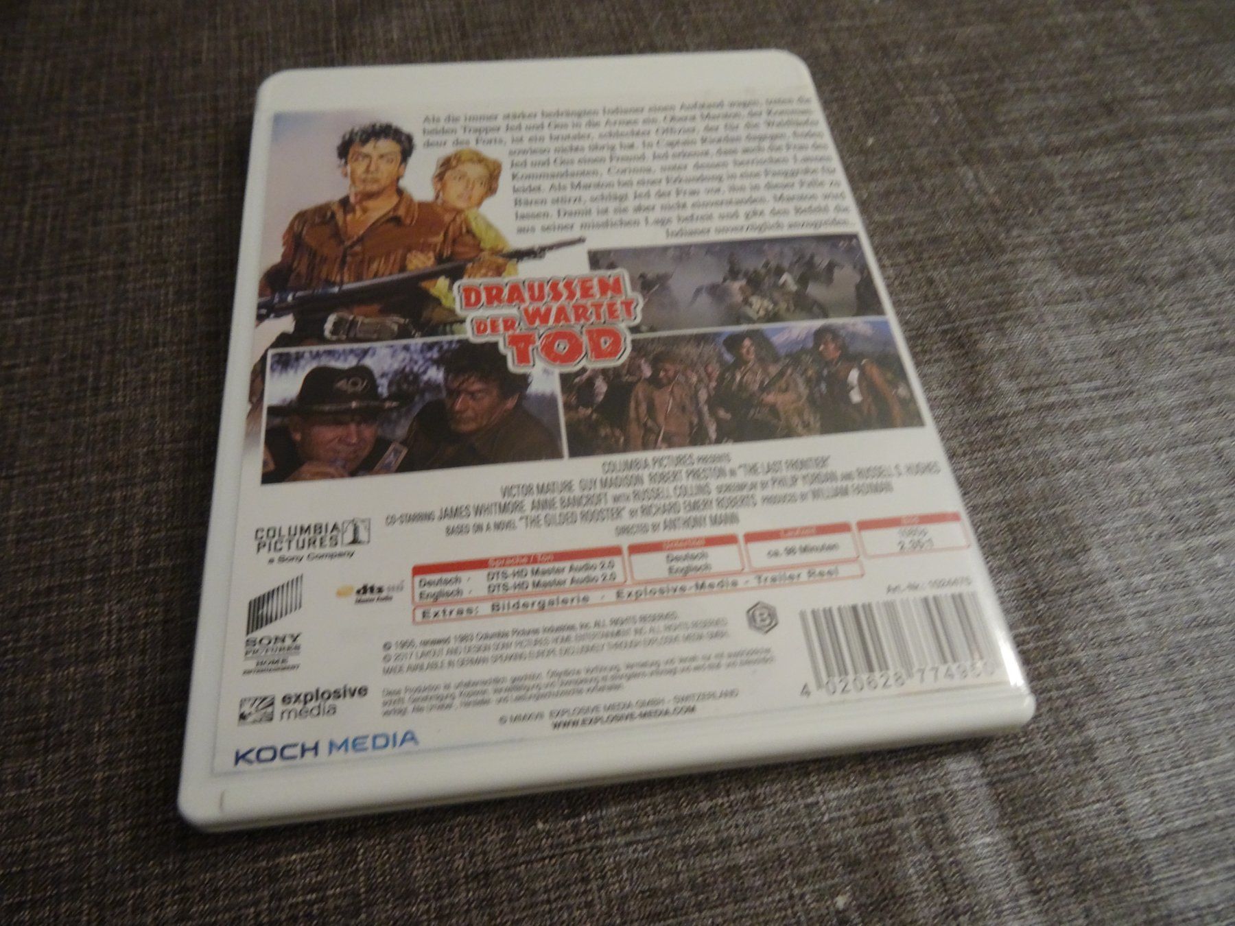 Tutti i DVDs: Blu-ray Draussen wartet der Tod The Last Frontier – Usato da Olten venduto da Disc-Verkauf 2