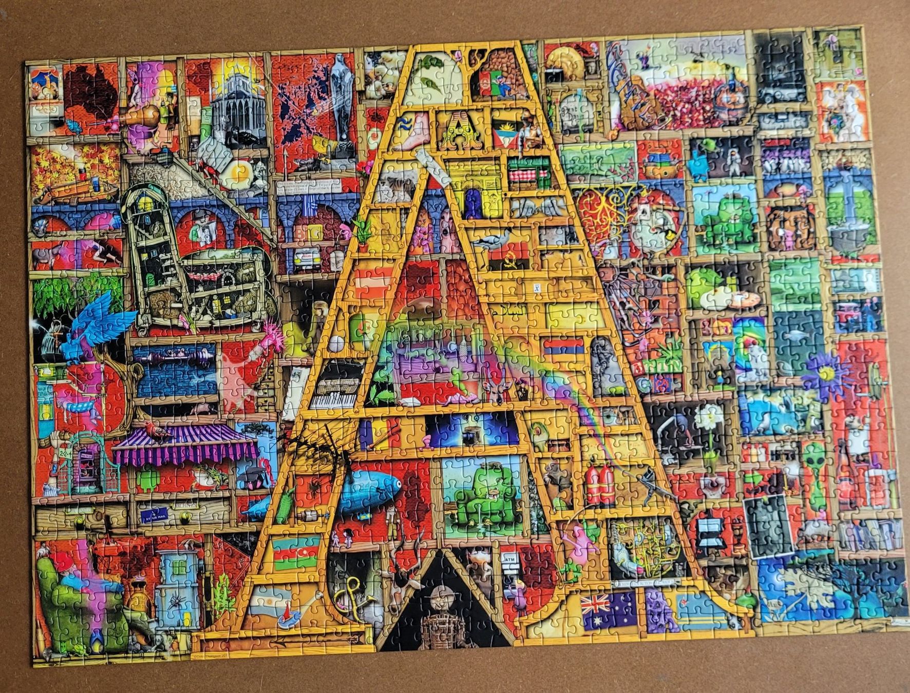Ravensburger Puzzle: Puzzle A- Alphabet 1000Teile – Usato da Gossau SG venduto da Urscmitt 1