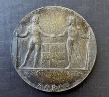 Médaille Aarau 1824-1924 Centenaire Tir Suisse Hans Frei 50
