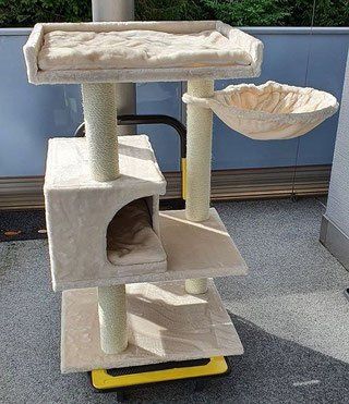 Arbres à chats: Katzenbaum Locarno montiert grau oder creme Fabrikneu – Neuf avec emballage d'origine à Wetzikon ZH par Jisidor 2