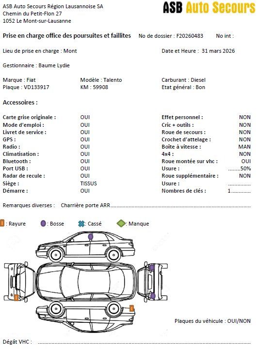 Fiat Veicoli commerciali: Fiat Talento 2.0 dCi – Usato da Lausanne venduto da OF_Lausanne 3