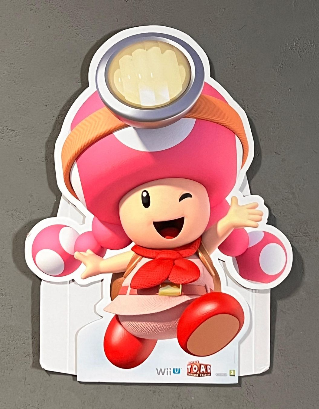 Nintendo Giochi: Original Nintendo POS Aufsteller Toad Treasure Tracker Wii U – Usato da Schachen LU venduto da retrogamer