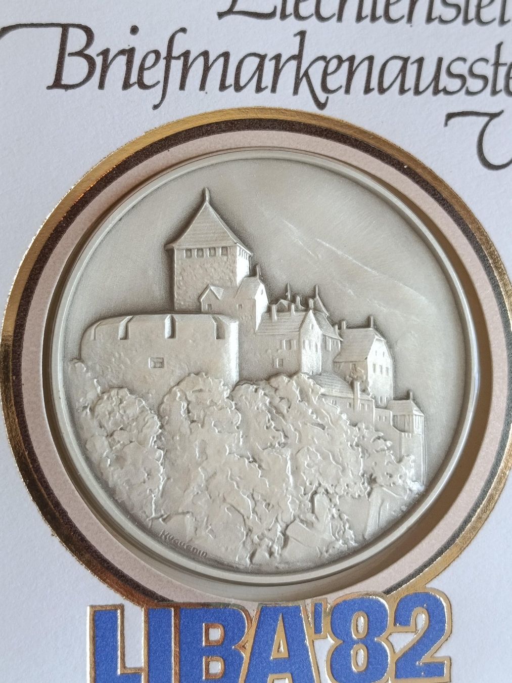 Medaglie: Numisbrief LIBA 1982 Liechtenstein ab 1 Fr. ! – Usato da Luzern venduto da Vreneli_1 1