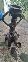 Bronze Figur Buddha Elefant Glücksgöttin antik H18xB11cm