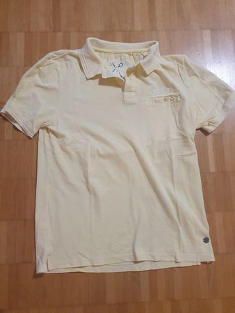 Herren Polo Hell Gelb Farbe grösse L/M