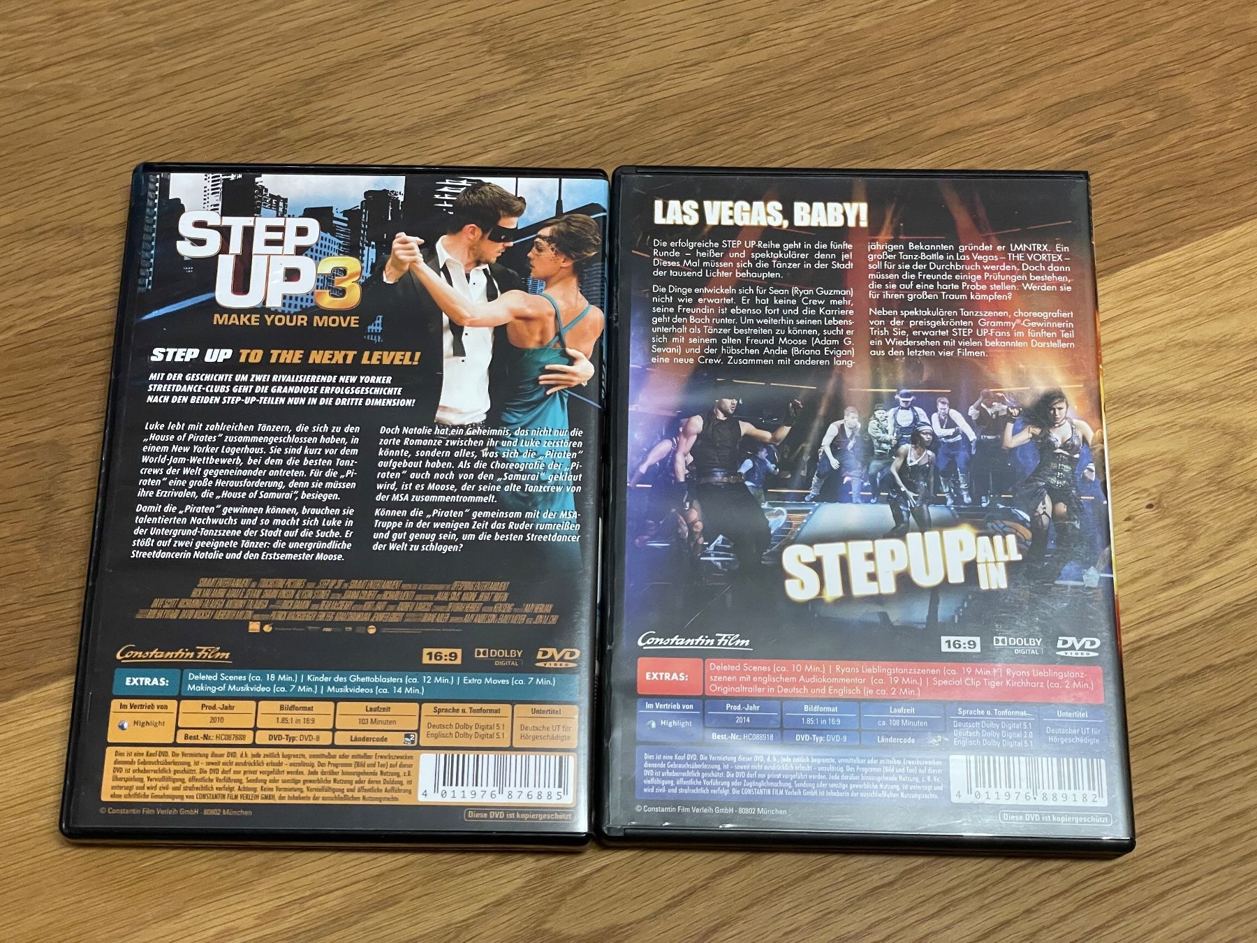 Alle DVDs: Step Up Filme – Neu (gemäss Beschreibung) aus Sachseln von eli.73 1