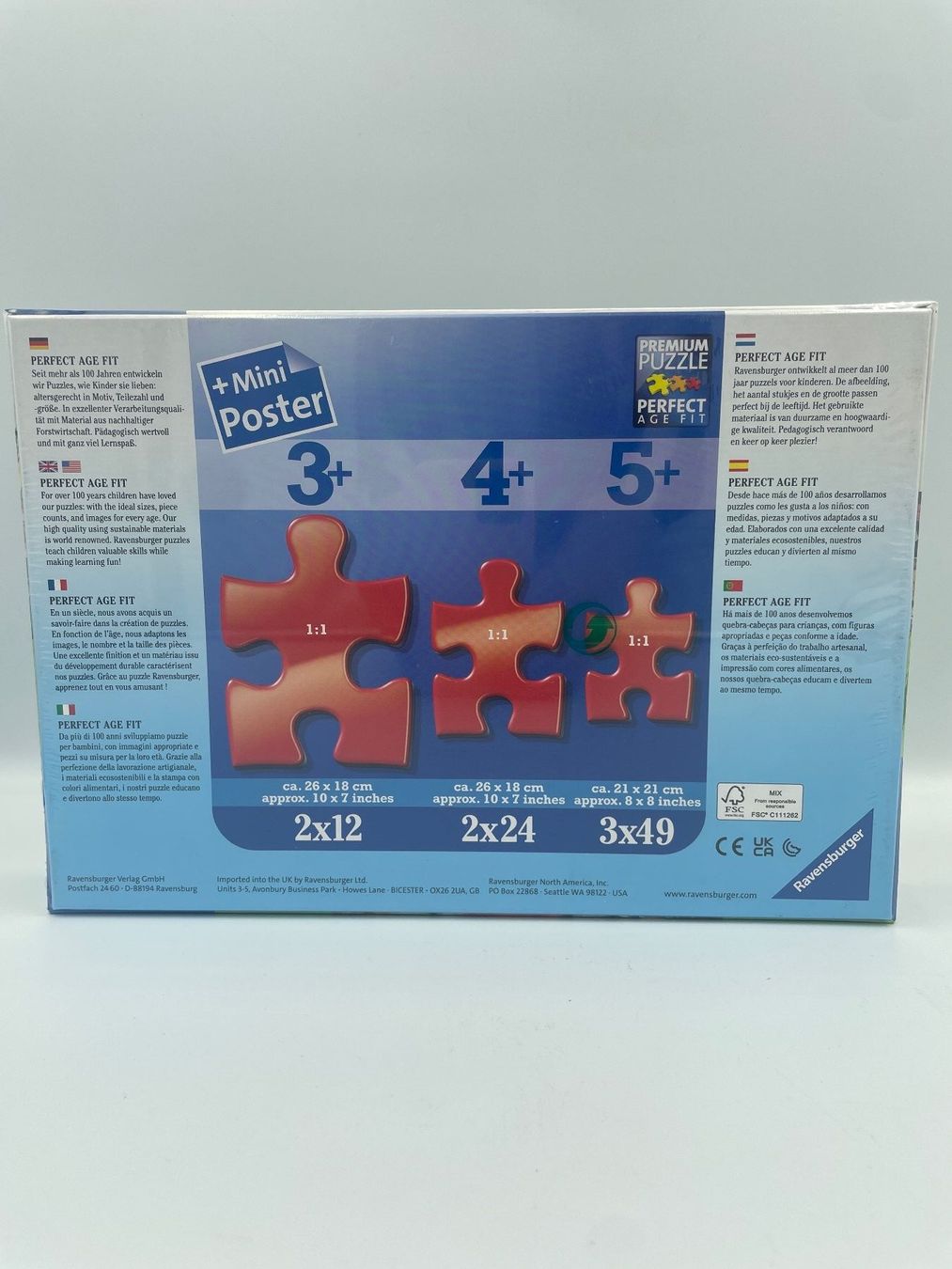 Ravensburger Puzzles: Ravensburger Puzzle 2x24 wilde Urzeittiere – Neu und originalverpackt aus Bäch SZ von Swissy46 1