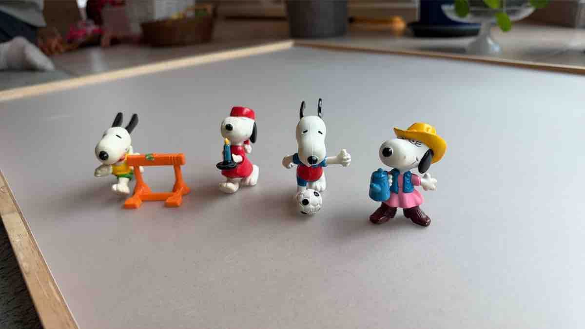 Statuette: 4 figurines Snoopy diverses, état correct – Usato da Pâquier-Montbarry venduto da ada_w658 1