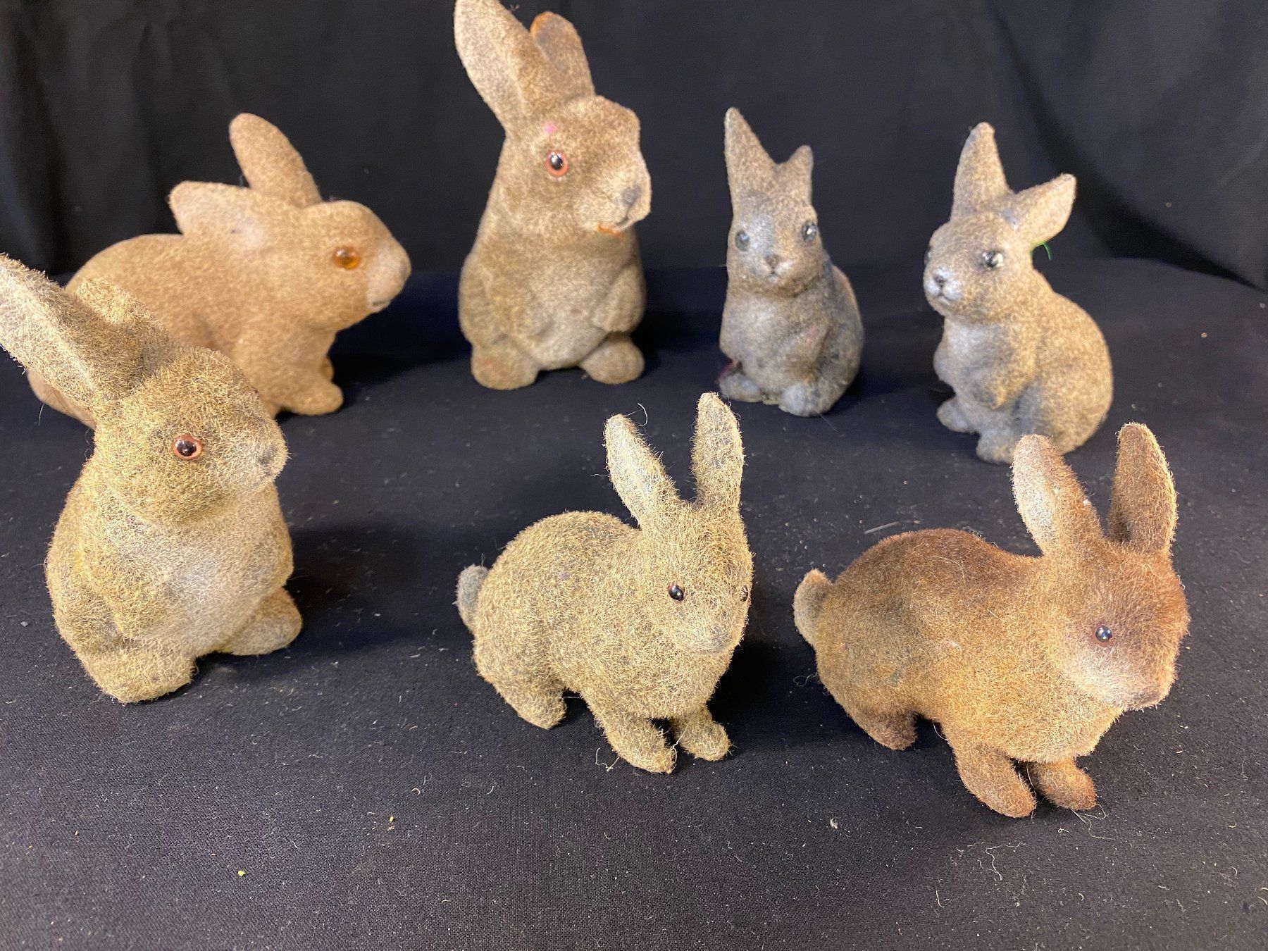 Statuette: 7 Vintage Hase / Osterhase – Usato da Schaffhausen venduto da vintageworld 7