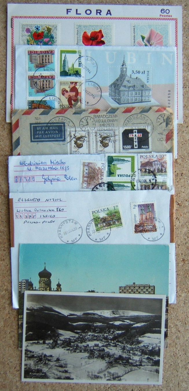 Tous les timbres: LOT POLEN BRIEFE / AK / BRIEFMARKEN – D'occasion à Brunnen par Nonne04