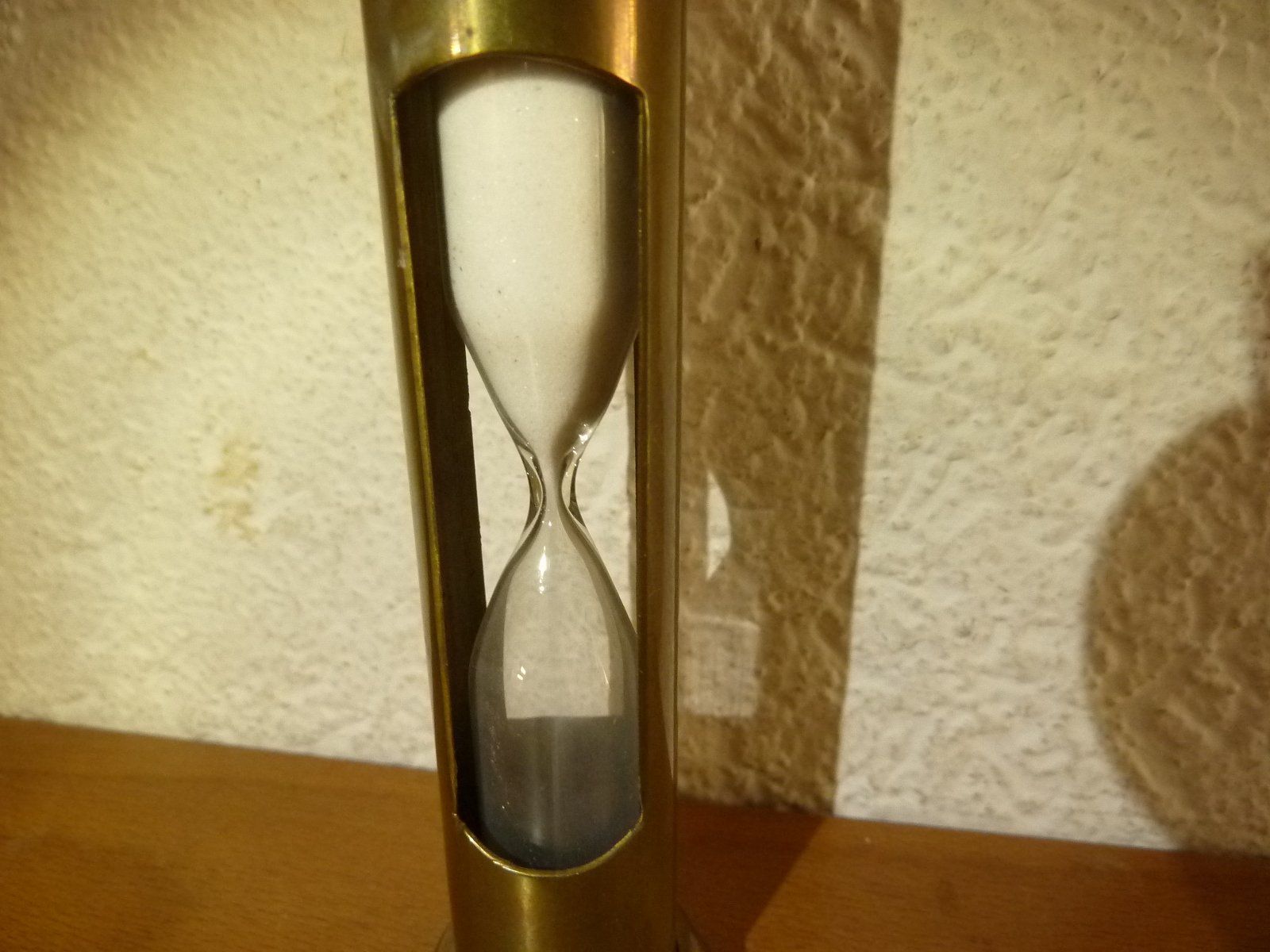 Orologi: Antik Sanduhr Messing stabil 3 min. 14 cm Höhe – Usato da Hochfelden venduto da swissice 1