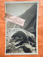 1923 Feldpost: Alte Brücke in der Schöllenen