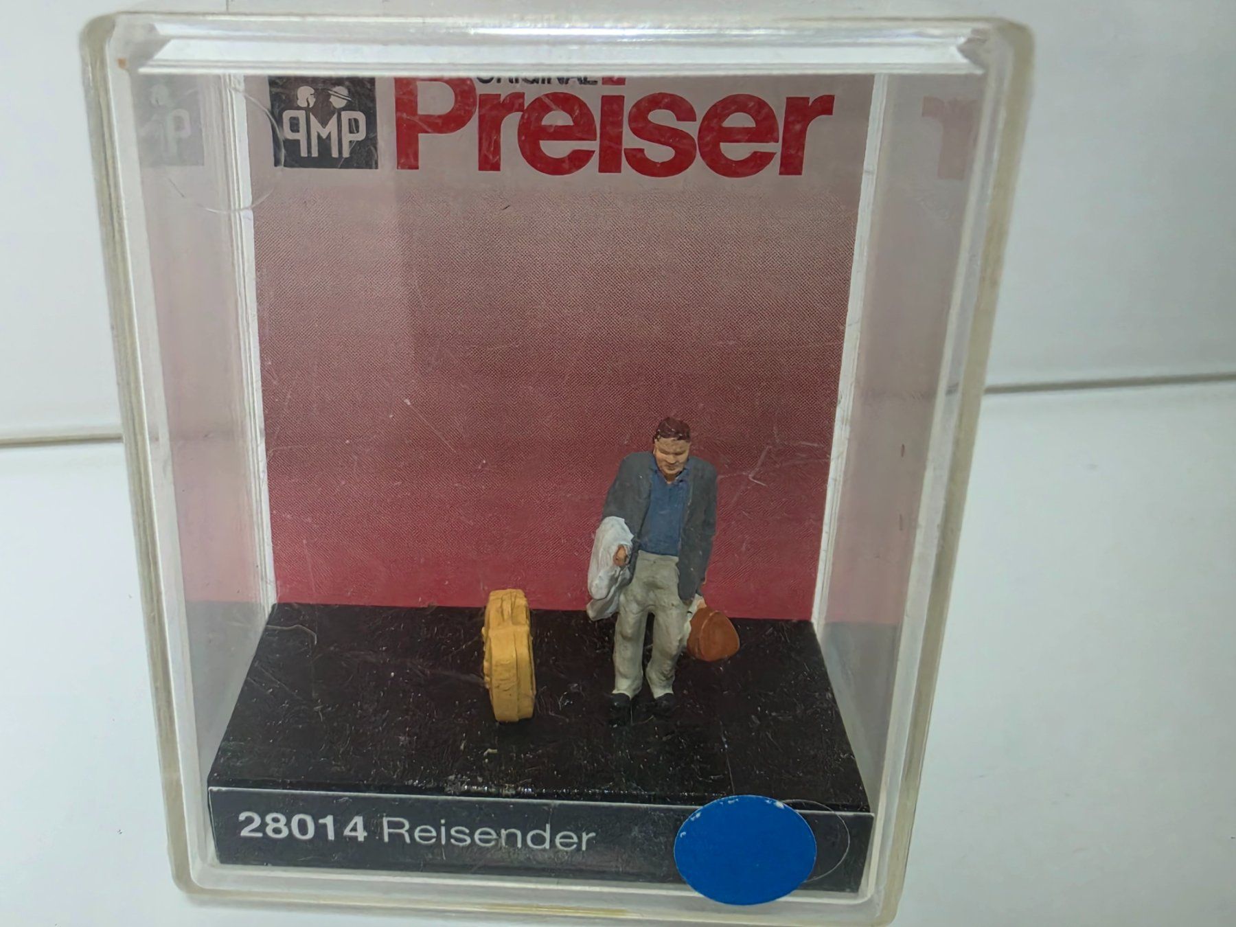 Preiser Modellini di ferrovie: Preiser Figur 28014 Reisender H0 – Nuovo e nell'imballaggio originale da Neuenhof venduto da ludovicco